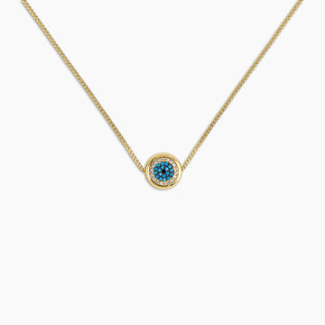 Turquoise Evil Eye Pendant Necklace