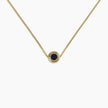 Sapphire Evil Eye Pendant Necklace