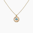 Mother of Pearl Evil Eye Necklace
