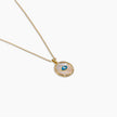 Mother of Pearl Evil Eye Necklace
