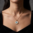 Mother of Pearl Evil Eye Necklace