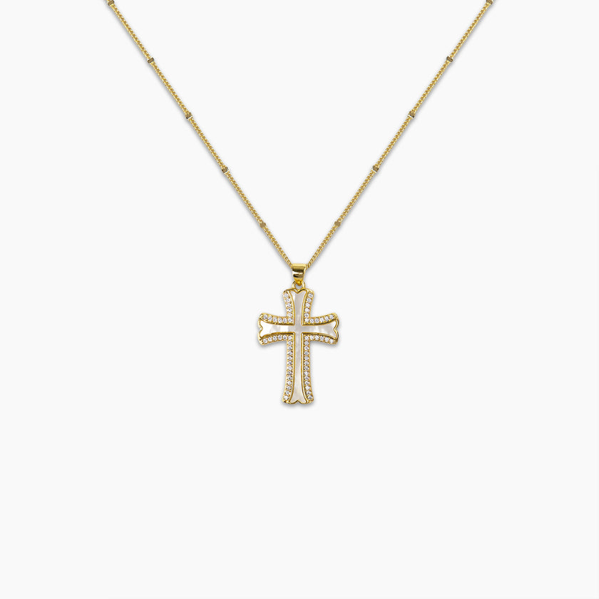 Mother of pearl Cross Pendant
