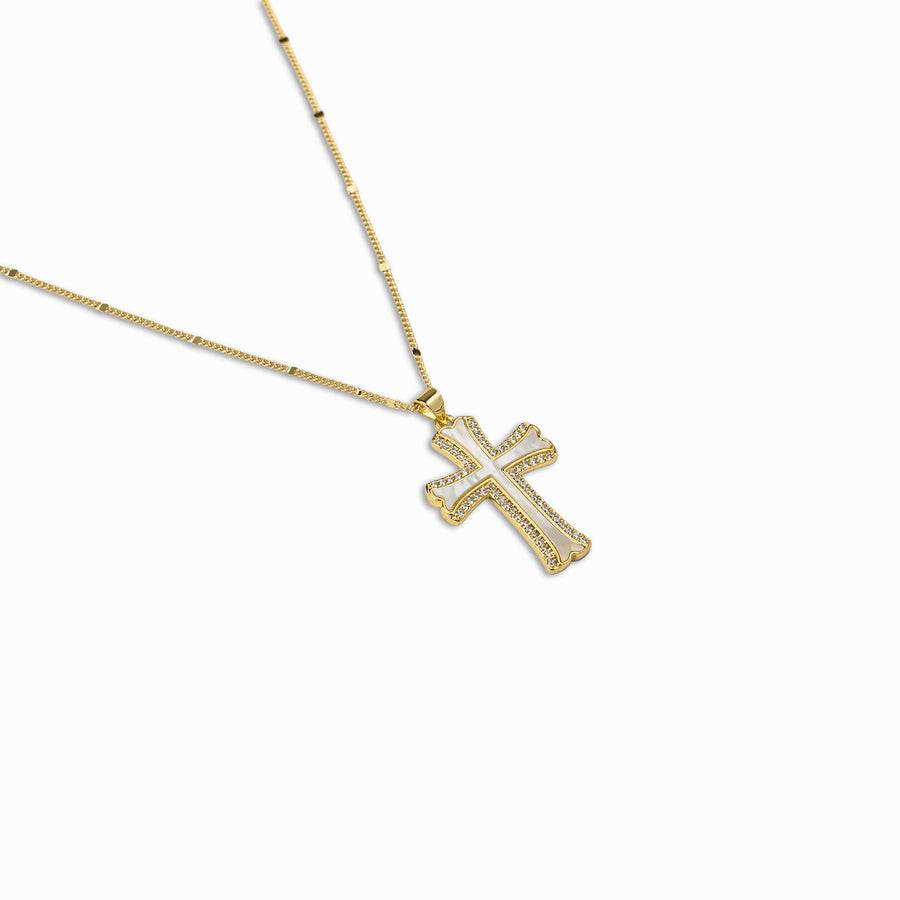 Mother of pearl Cross Pendant