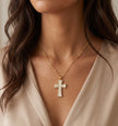 Mother of pearl Cross Pendant