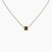 Sapphire Baguette Barrel Necklace