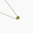 Green Baguette Barrel Necklace