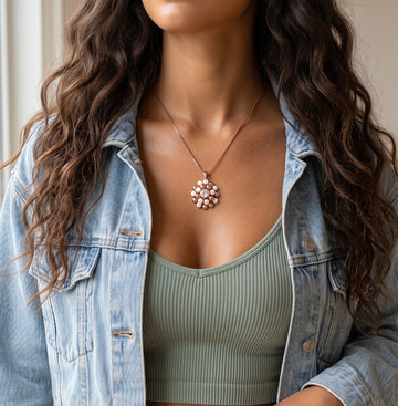 Bloom Stud Necklace