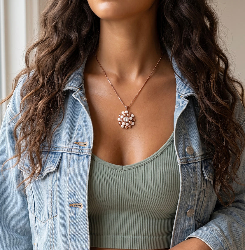 Bloom Stud Necklace