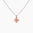 Blush Floral Clover Pendant Set