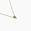 Tri-Color Interlocking Ring Necklace