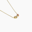 Tricolor Barrel Necklace