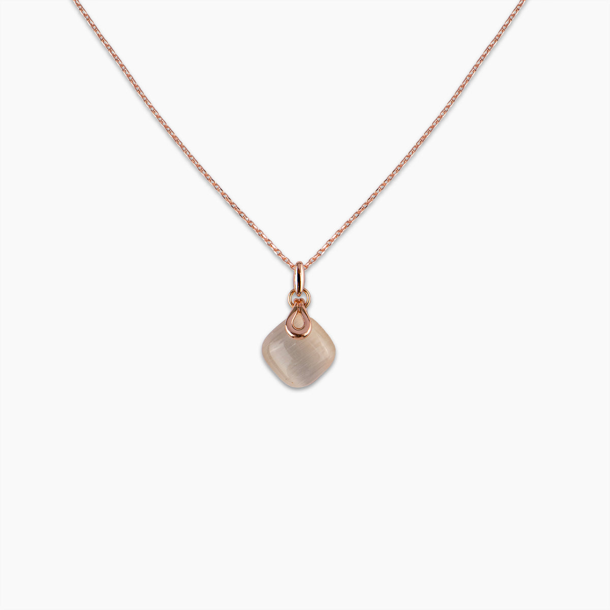Blush Quartz Necklace