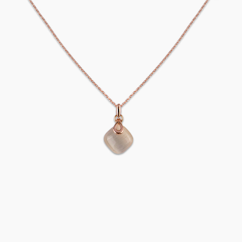 Blush Quartz Necklace