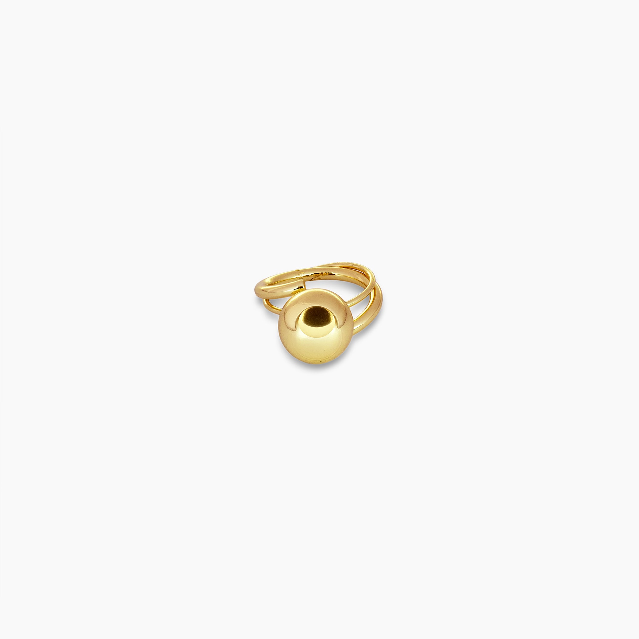 Golden Orbit Ring