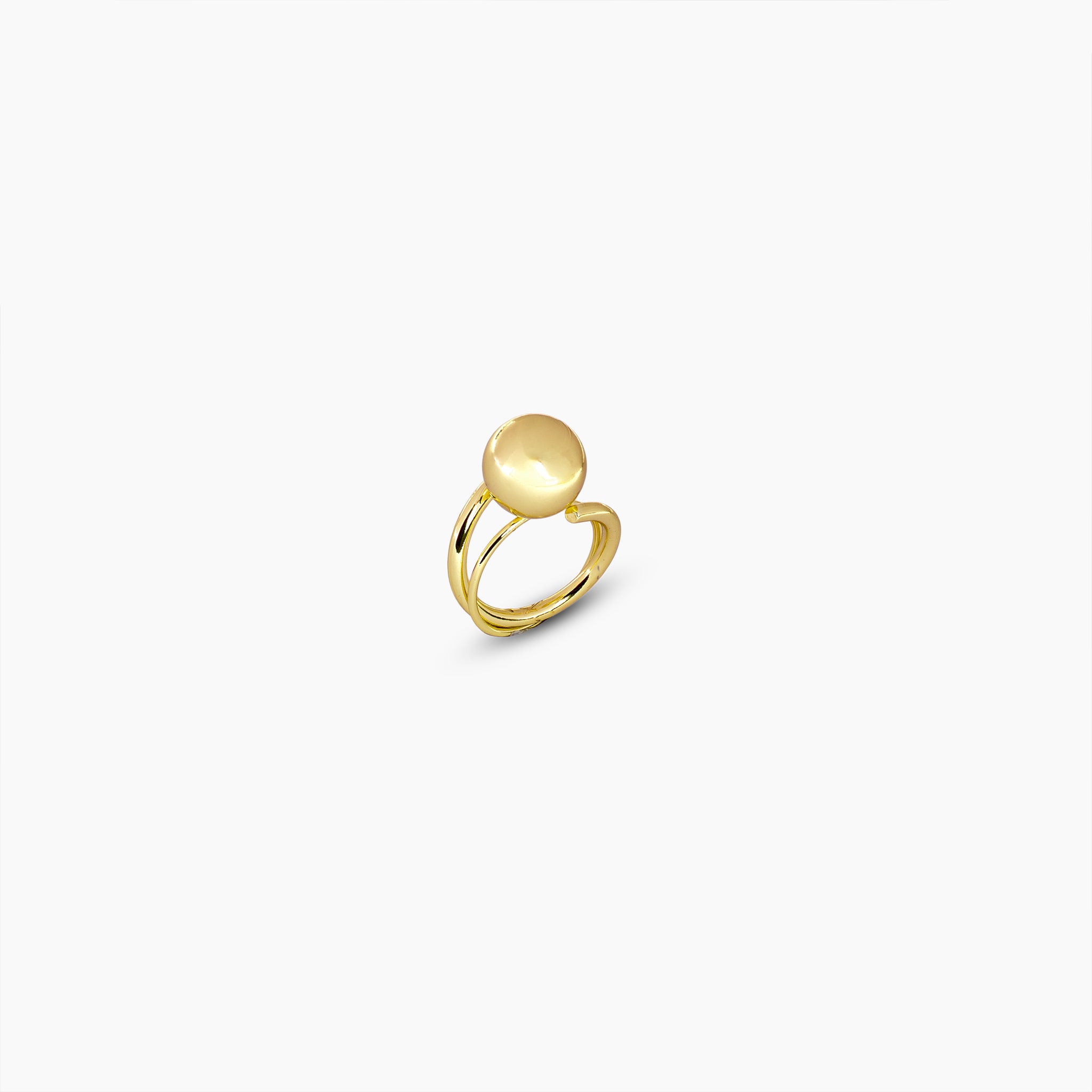 Golden Orbit Ring