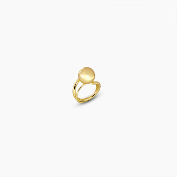 Golden Orbit Ring