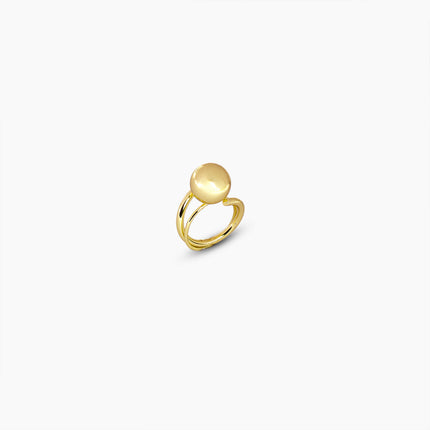Golden Orbit Ring