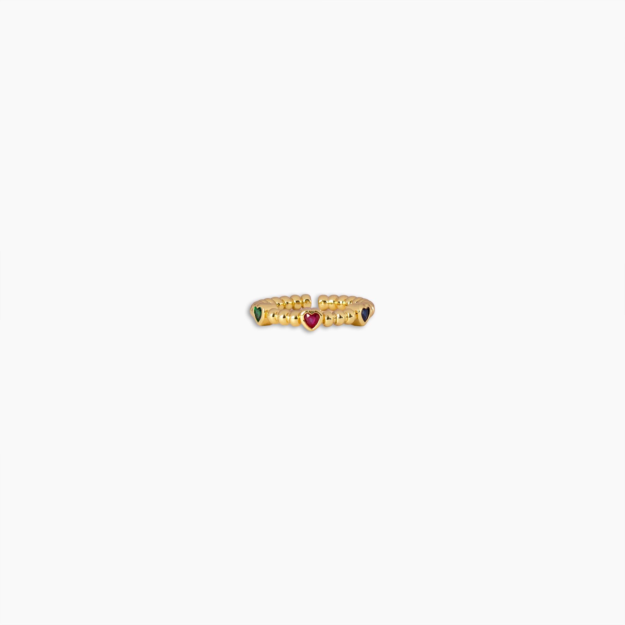 Heart Beaded Ring