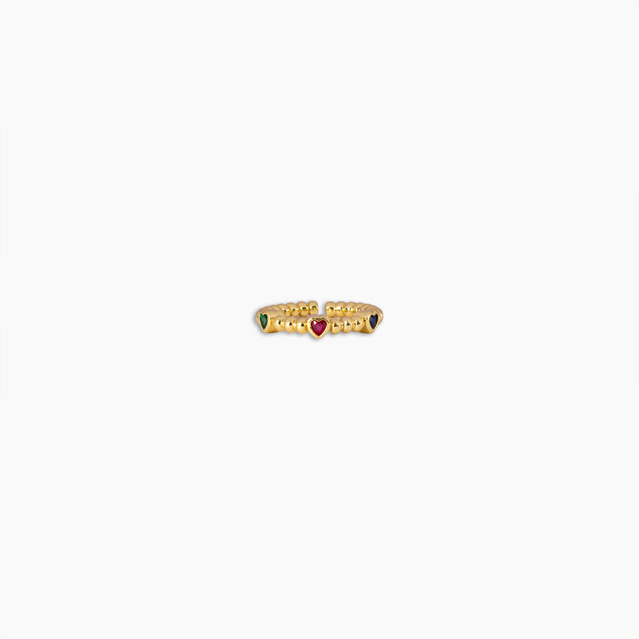 Heart Beaded Ring