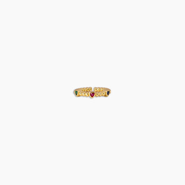 Heart Beaded Ring