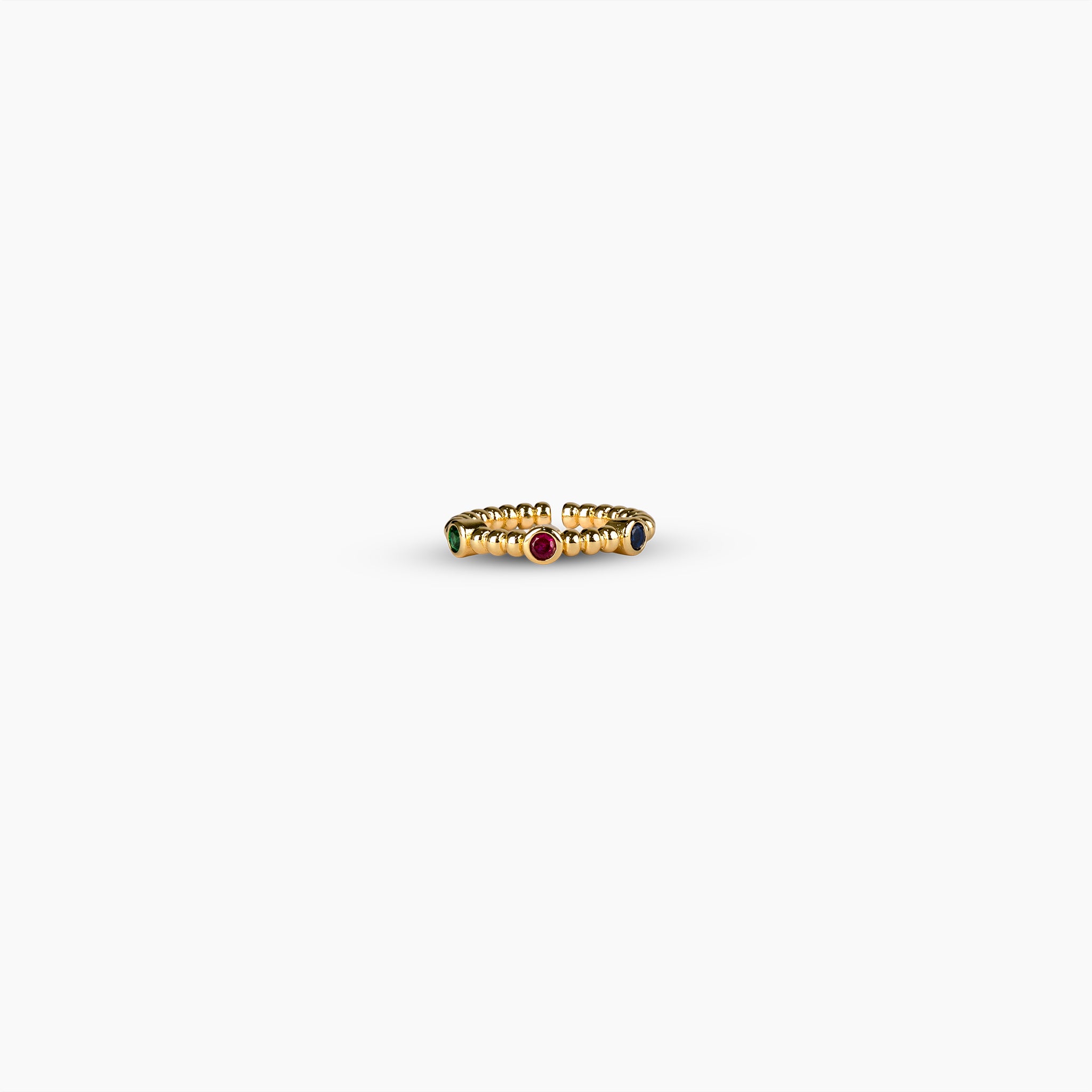 Rainbow Beaded Ring