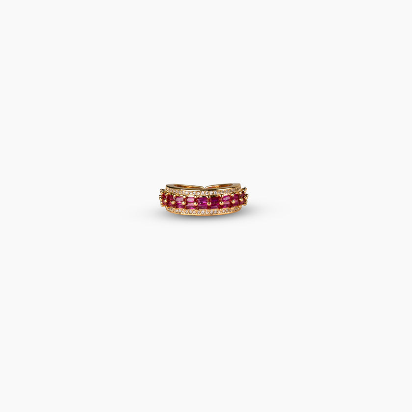 Ruby Radiance Pavé Ring