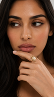 Scarab Muse Ring