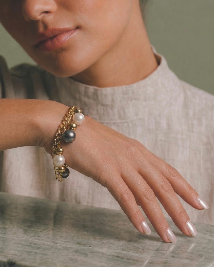 Pearl Parade Charm Bracelet