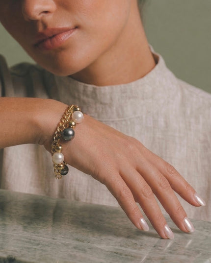 Pearl Parade Charm Bracelet