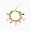 Pearl Cascade Link Bracelet