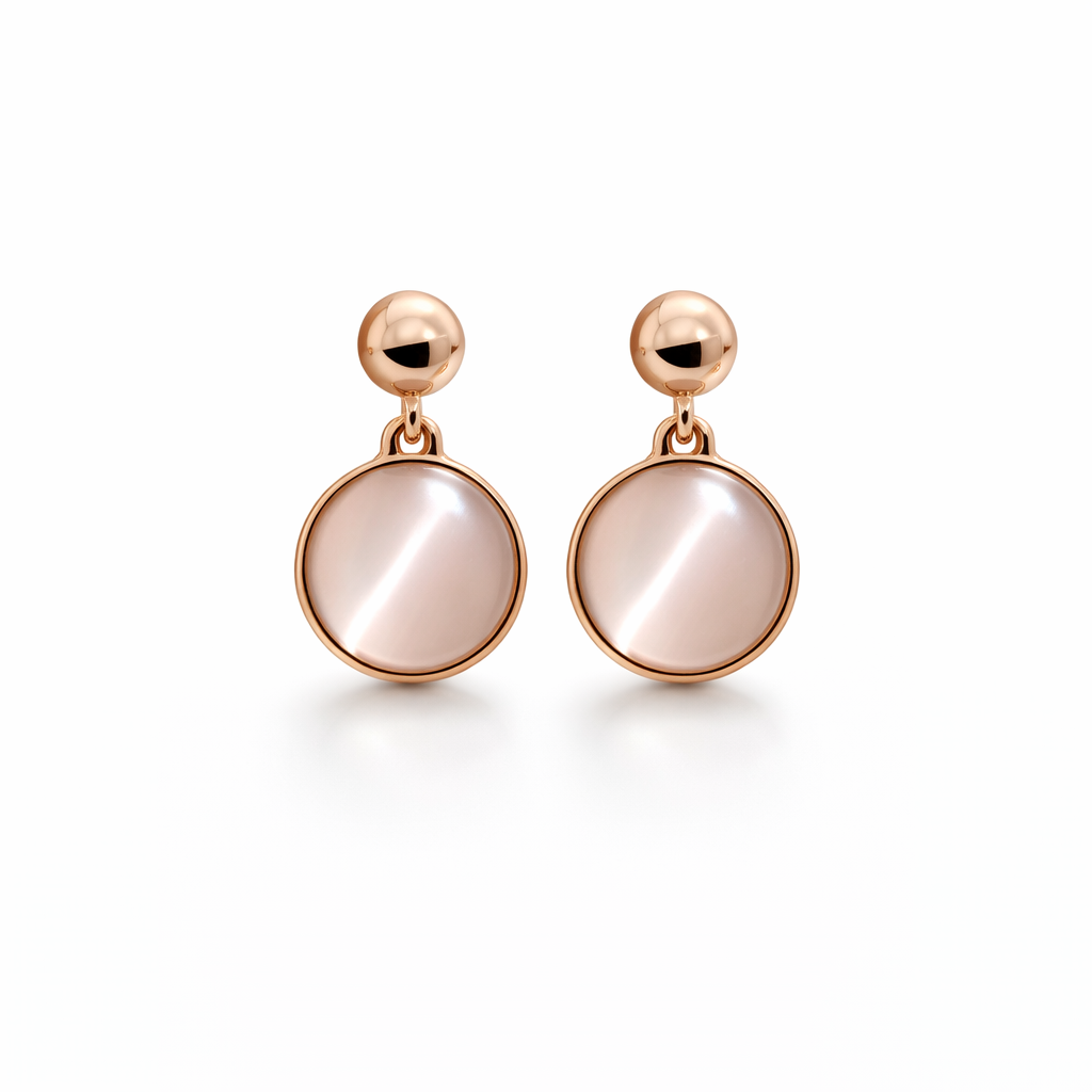 Blush Halo Earrings