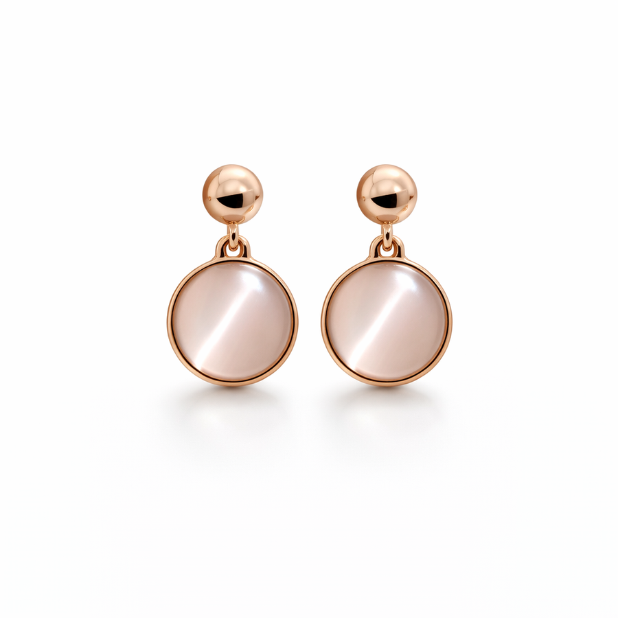 Blush Halo Earrings