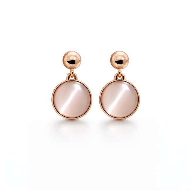 Blush Halo Earrings