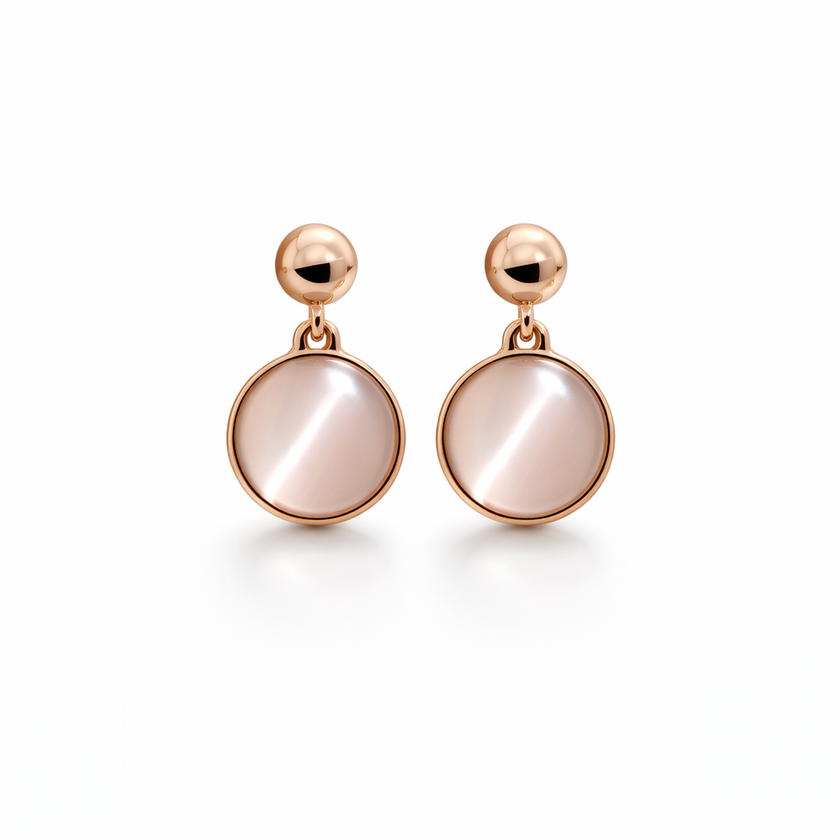 Blush Halo Earrings