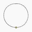 Emerald Barrel Cord Necklace
