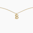 Duo Diamond Initial Necklace