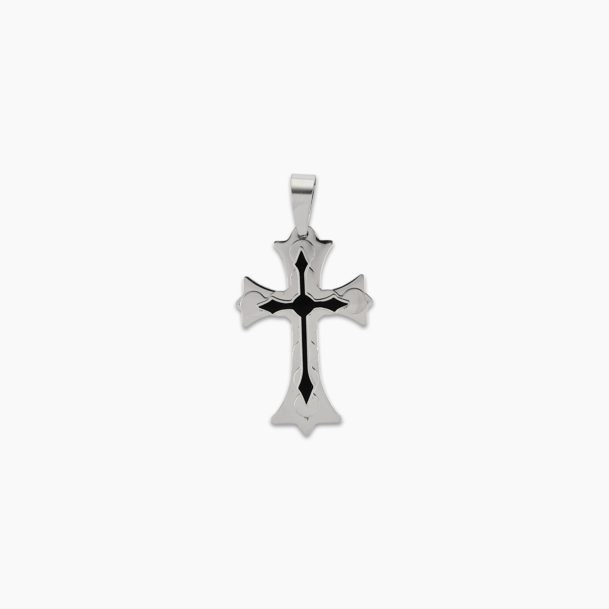 Sterling Cross Men's Pendant