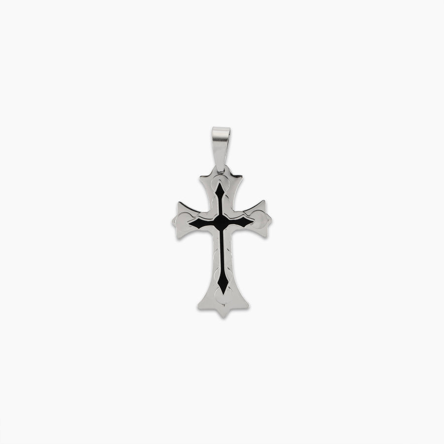 Sterling Cross Men's Pendant