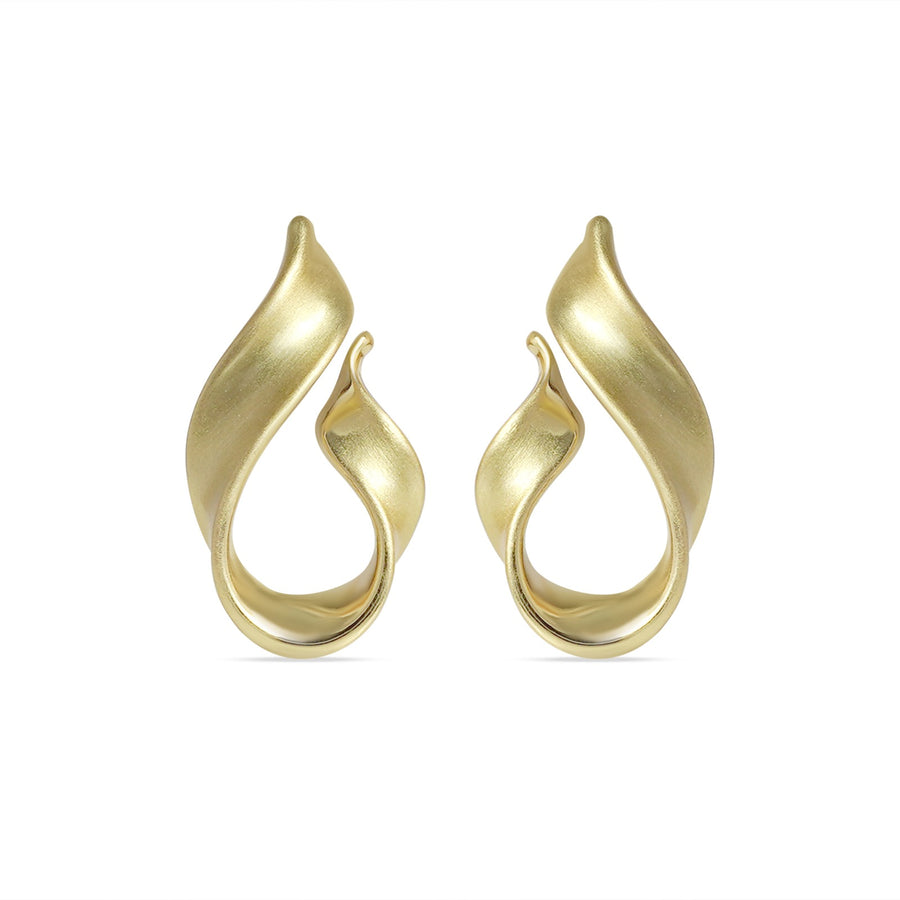 Brushed Mood Swirl Earrings