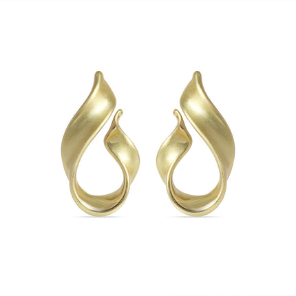 Brushed Mood Swirl Earrings