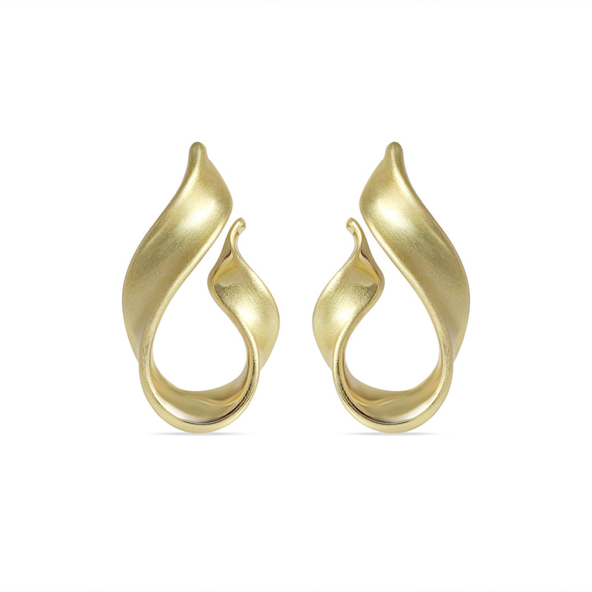 Brushed Mood Swirl Earrings