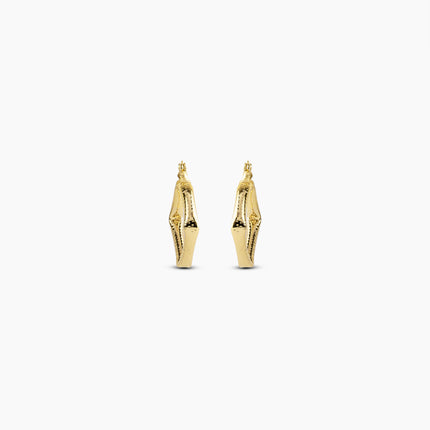 Sculpted Square Hoops