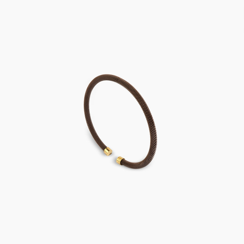 Mocha Mesh Cuff Bracelet