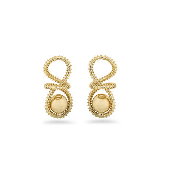 Gilded Knot Earrings