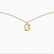 Duo Diamond Initial Necklace