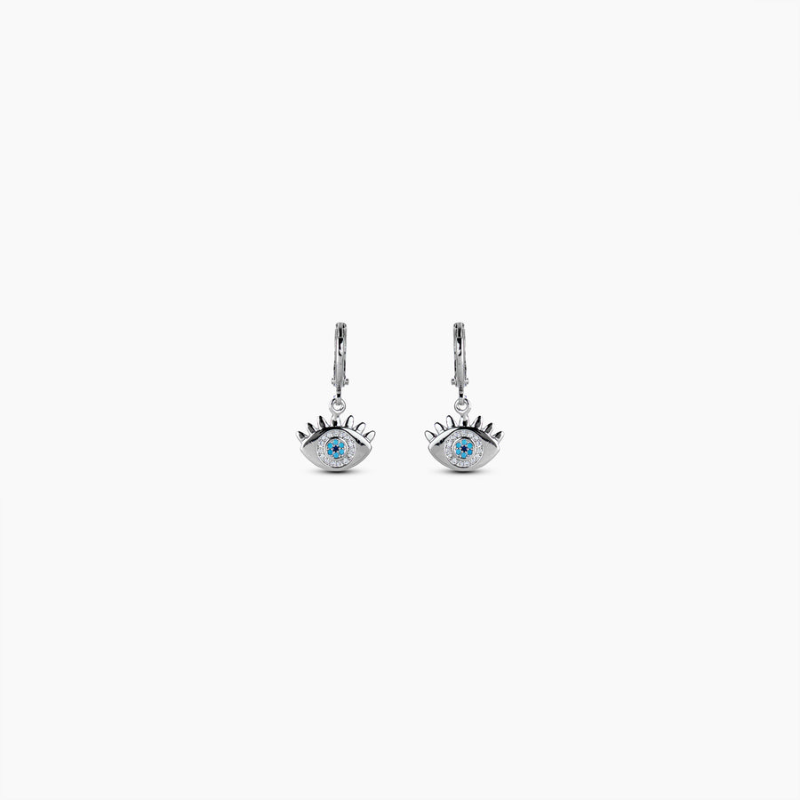 Evil Eye Hoop Earrings