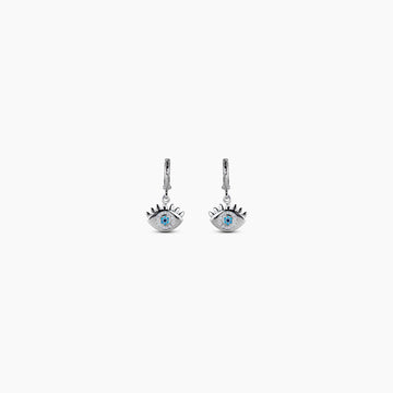 Evil Eye Hoop Earrings