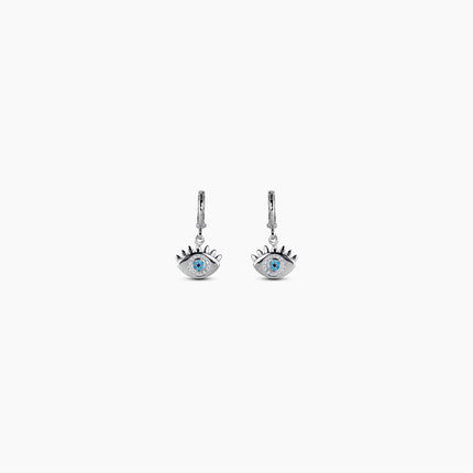 Evil Eye Hoop Earrings
