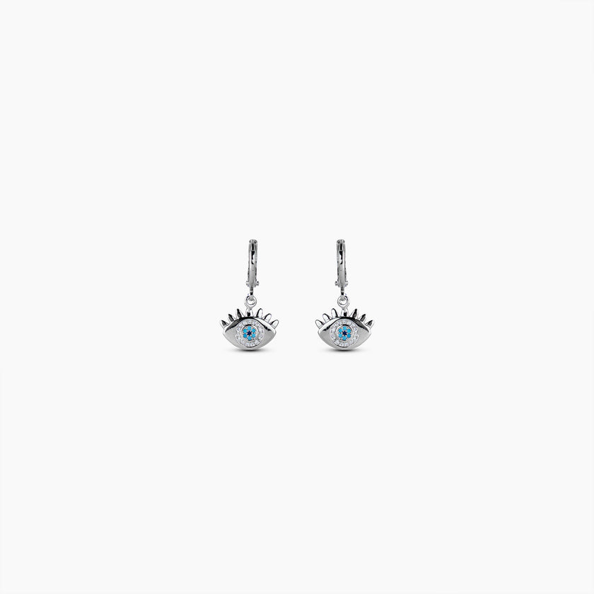 Evil Eye Hoop Earrings