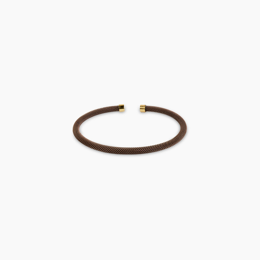 Mocha Mesh Cuff Bracelet